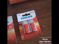 Piles alcalines longue durée LR14E2B 2C 7500mAh PHILIPS
