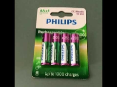 Les batteries rechargeables NIMH 2500mAh MSDS de Philips AA de voiture de jouet ont approuvé