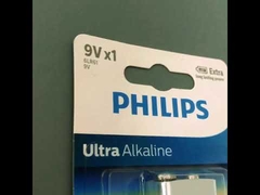 Piles alcalines quotidiennes PHILIPS 9 volts pour les appareils gourmands en énergie