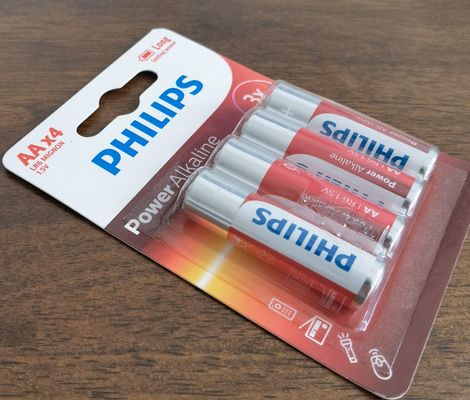 Everyday Devices 9V PHILIPS Power Alkaline AA Long Life No Toxic